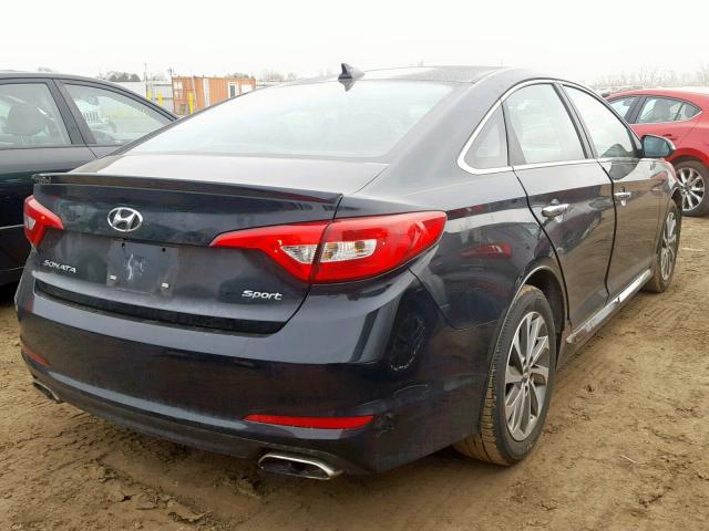 5NPE34AF6FH098809 - 2015 HYUNDAI SONATA SPO BLACK photo 4