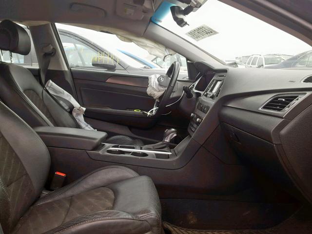 5NPE34AF6FH098809 - 2015 HYUNDAI SONATA SPO BLACK photo 5