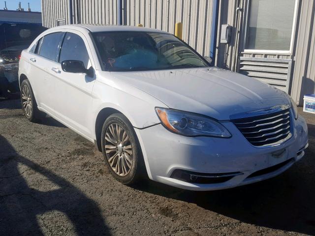 1C3CCBCG2CN293128 - 2012 CHRYSLER 200 LIMITE WHITE photo 1