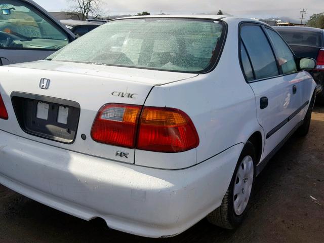 JHMEJ6624YS008504 - 2000 HONDA CIVIC DX WHITE photo 4