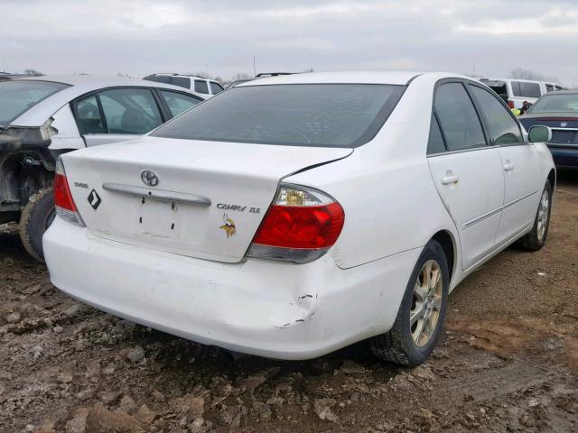 4T1BE32K65U010439 - 2005 TOYOTA CAMRY LE WHITE photo 4