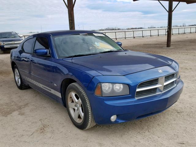 2B3CA3CV3AH264377 - 2010 DODGE CHARGER SX BLUE photo 1