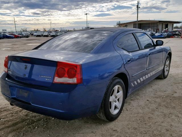 2B3CA3CV3AH264377 - 2010 DODGE CHARGER SX BLUE photo 4