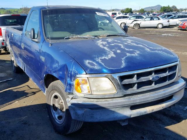 2FTZF1720WCA12041 - 1998 FORD F150 BLUE photo 1