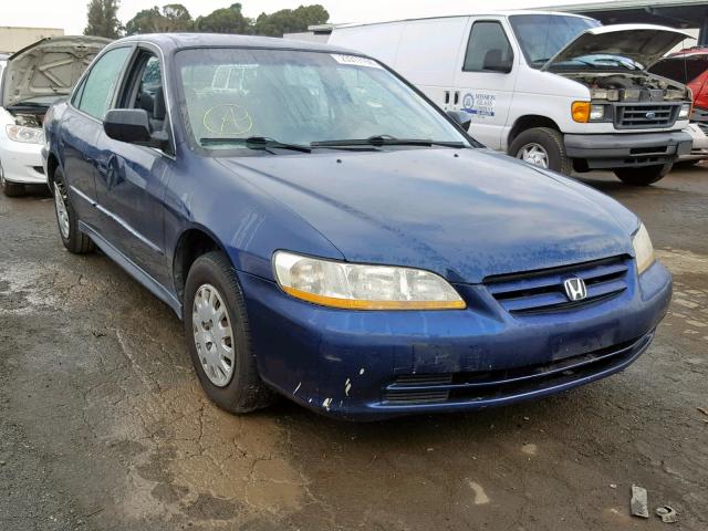 1HGCF866X2A100143 - 2002 HONDA ACCORD VAL BLUE photo 1