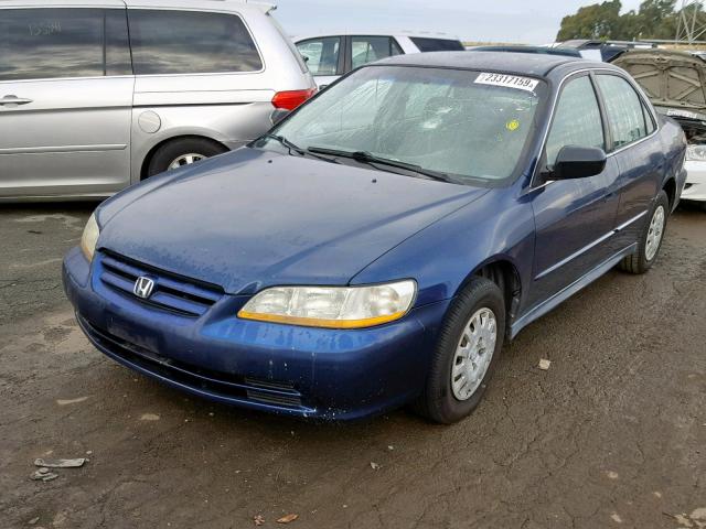 1HGCF866X2A100143 - 2002 HONDA ACCORD VAL BLUE photo 2