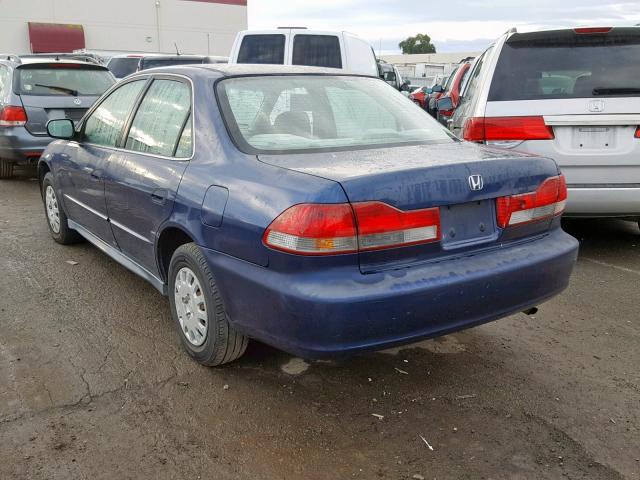 1HGCF866X2A100143 - 2002 HONDA ACCORD VAL BLUE photo 3