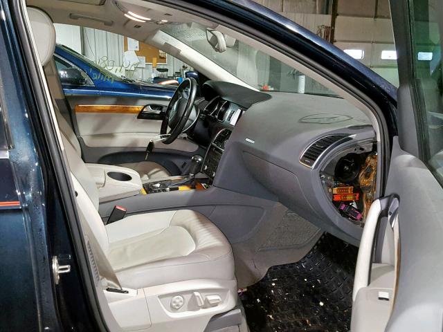 WA1AY74L29D019269 - 2009 AUDI Q7 3.6 QUA BLUE photo 5