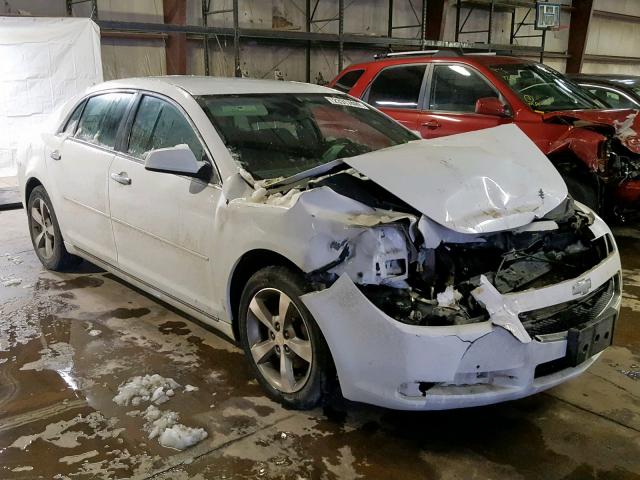 1G1ZC5E02CF159164 - 2012 CHEVROLET MALIBU 1LT WHITE photo 1