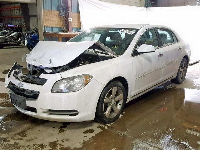 1G1ZC5E02CF159164 - 2012 CHEVROLET MALIBU 1LT WHITE photo 2