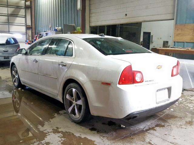 1G1ZC5E02CF159164 - 2012 CHEVROLET MALIBU 1LT WHITE photo 3