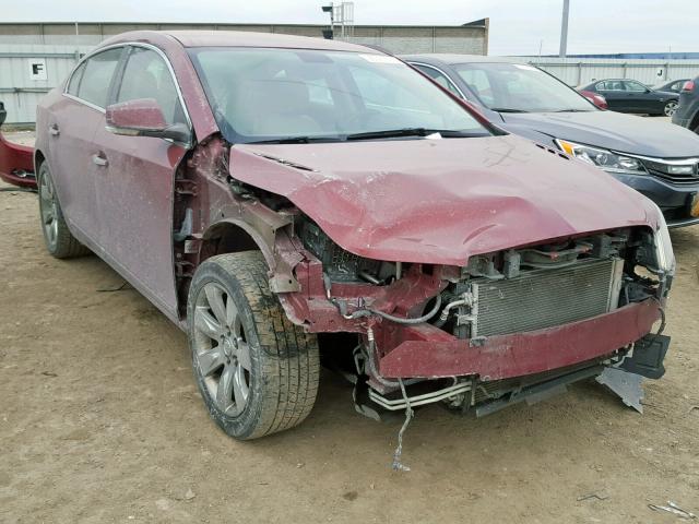 1G4GC5ED0BF253538 - 2011 BUICK LACROSSE C RED photo 1