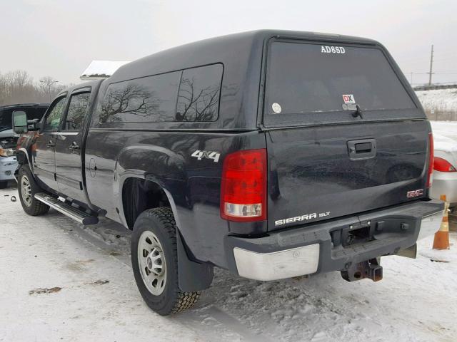 1GT424C84BF204689 - 2011 GMC SIERRA K35 BLACK photo 3