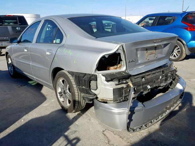 YV1RS592562548330 - 2006 VOLVO S60 2.5T SILVER photo 3