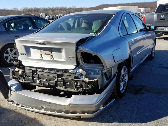 YV1RS592562548330 - 2006 VOLVO S60 2.5T SILVER photo 4