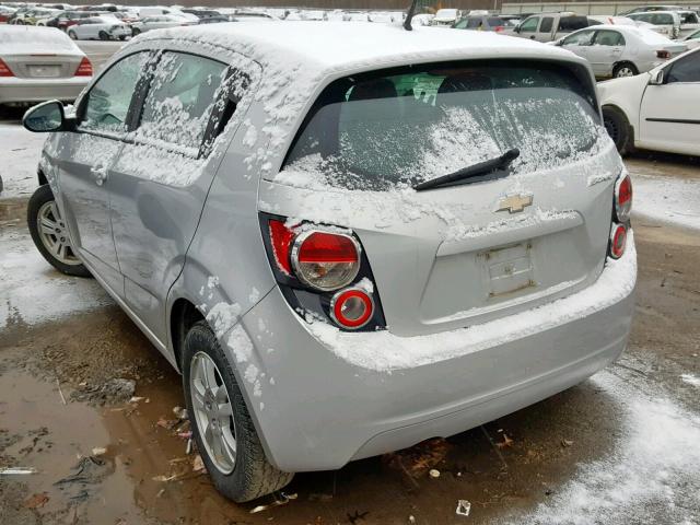 1G1JA6SH3C4184248 - 2012 CHEVROLET SONIC LS 银色 照片 3