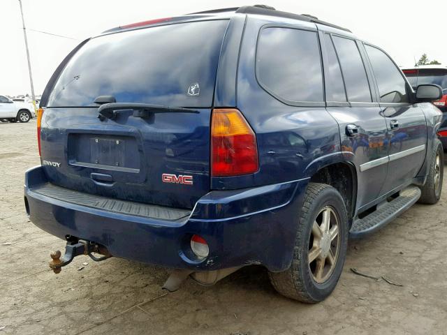 1GKDT13S772220539 - 2007 GMC ENVOY BLUE photo 4