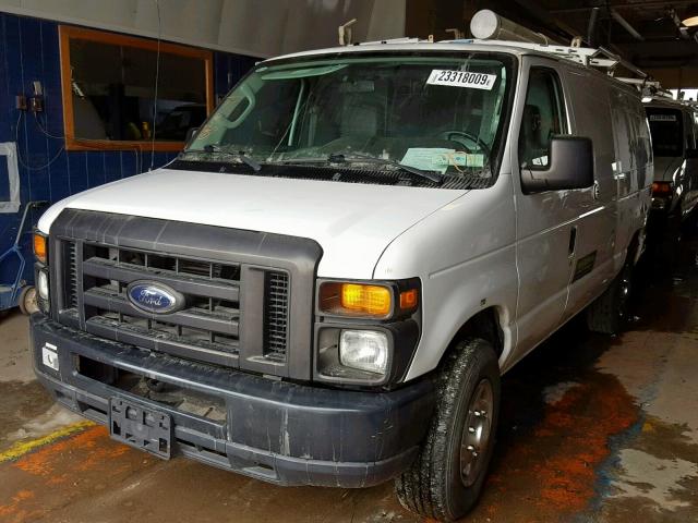 1FTNE2EL9ADA42988 - 2010 FORD ECONOLINE WHITE photo 2