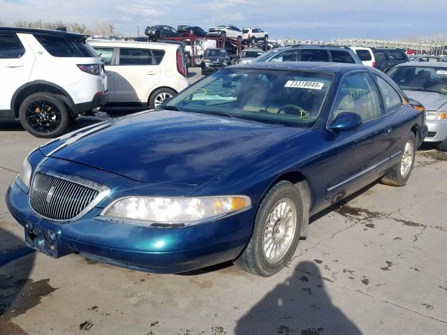 1LNLM91V3VY707968 - 1997 LINCOLN MARK VIII TEAL photo 2