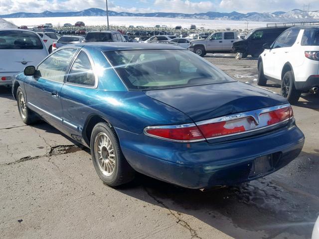 1LNLM91V3VY707968 - 1997 LINCOLN MARK VIII TEAL photo 3