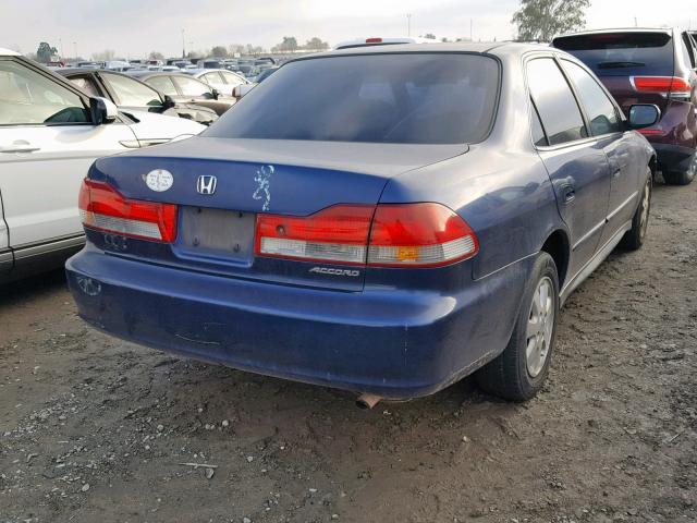 1HGCF86602A144247 - 2002 HONDA ACCORD VAL BLUE photo 4