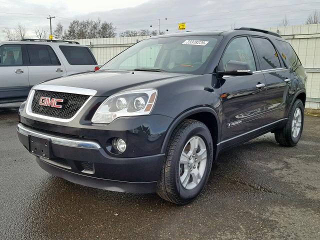 1GKEV23708J219790 - 2008 GMC ACADIA SLT BLACK photo 2