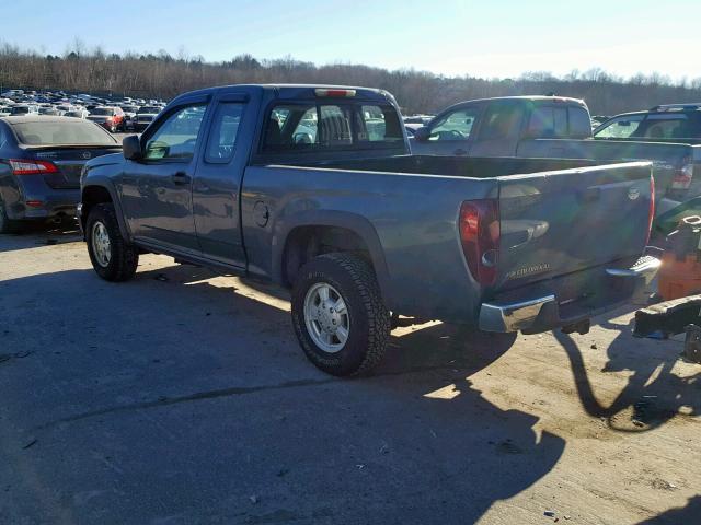 1GCDT196368116115 - 2006 CHEVROLET COLORADO BLUE photo 3