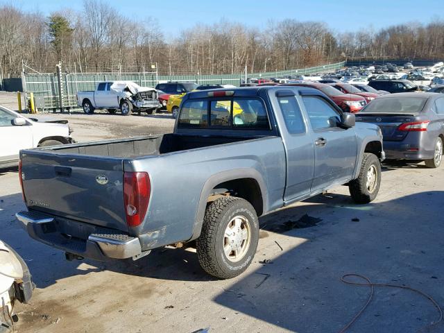 1GCDT196368116115 - 2006 CHEVROLET COLORADO BLUE photo 4