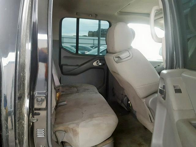 1N6AD07U06C438555 - 2006 NISSAN FRONTIER C BLACK photo 6