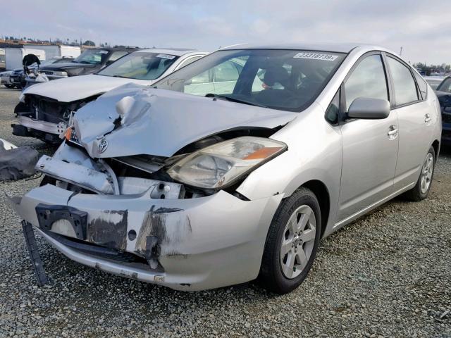 JTDKB20U657009222 - 2005 TOYOTA PRIUS SILVER photo 2