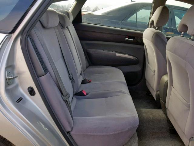 JTDKB20U657009222 - 2005 TOYOTA PRIUS SILVER photo 6