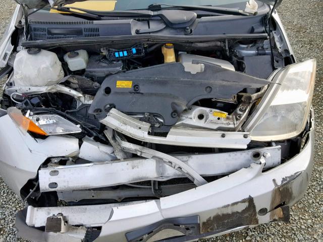 JTDKB20U657009222 - 2005 TOYOTA PRIUS SILVER photo 7
