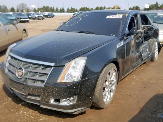 1G6DV57V690100377 - 2009 CADILLAC CTS HI FEA BLACK photo 2