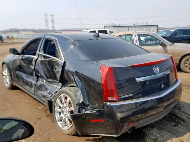 1G6DV57V690100377 - 2009 CADILLAC CTS HI FEA BLACK photo 3