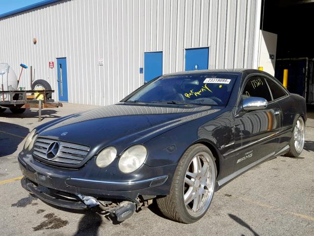 WDBPJ74J93A033079 - 2003 MERCEDES-BENZ CL 55 AMG GRAY photo 2