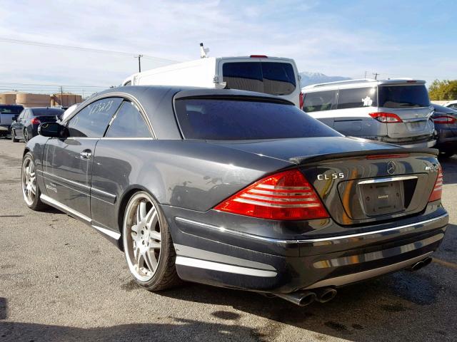 WDBPJ74J93A033079 - 2003 MERCEDES-BENZ CL 55 AMG GRAY photo 3