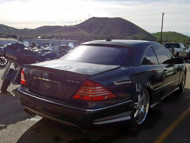 WDBPJ74J93A033079 - 2003 MERCEDES-BENZ CL 55 AMG GRAY photo 4