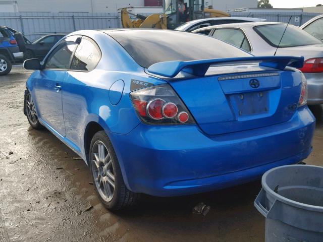 JTKDE3B76A0314647 - 2010 TOYOTA SCION TC ლურჯი ფოტო 3