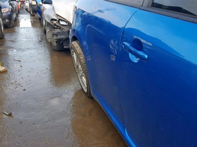 JTKDE3B76A0314647 - 2010 TOYOTA SCION TC ლურჯი ფოტო 9