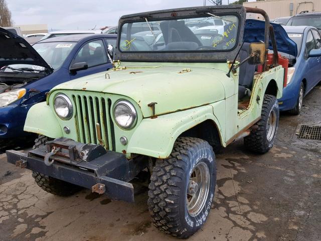 DMV39906CA - 1964 JEEP CJ-5 GREEN photo 2