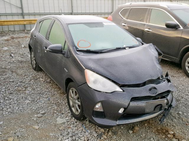 JTDKDTB36C1523981 - 2012 TOYOTA PRIUS C GRAY photo 1