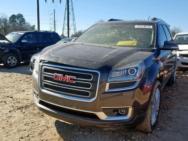 1GKKRSKD4HJ152559 - 2017 GMC ACADIA LIM BLACK photo 2