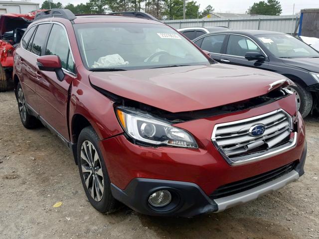 4S4BSBNC3G3337235 - 2016 SUBARU OUTBACK 2. BURGUNDY photo 1