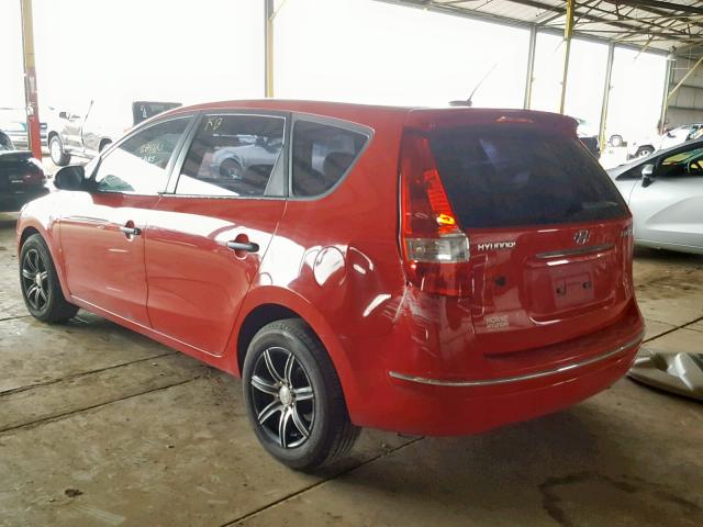 KMHDB8AE2AU052868 - 2010 HYUNDAI ELANTRA TO RED photo 3