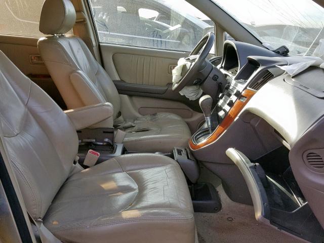 JT6GF10U5Y0078900 - 2000 LEXUS RX 300 TAN photo 5