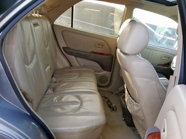 JT6GF10U5Y0078900 - 2000 LEXUS RX 300 TAN photo 6