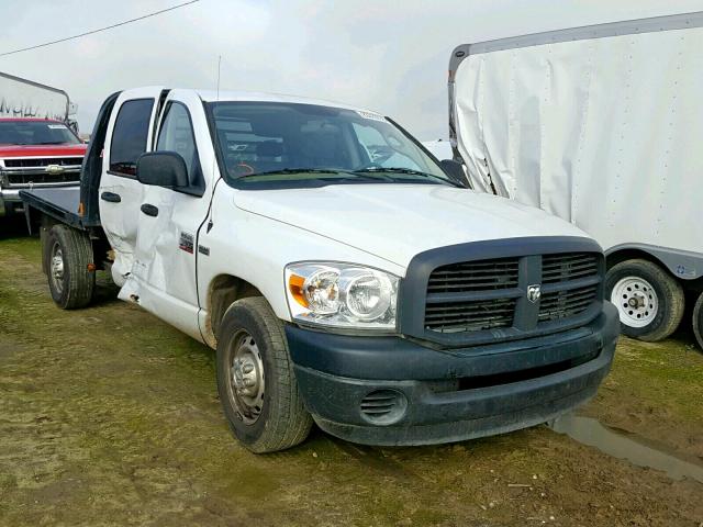 3D7KR28D98G199354 - 2008 DODGE RAM 2500 S WHITE photo 1