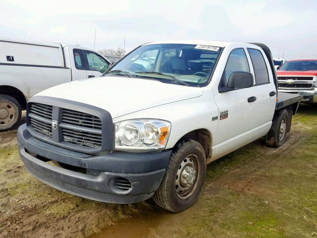 3D7KR28D98G199354 - 2008 DODGE RAM 2500 S WHITE photo 2