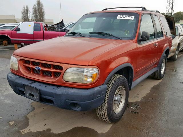 1FMYU24E3XUA89425 - 1999 FORD EXPLORER ORANGE photo 2