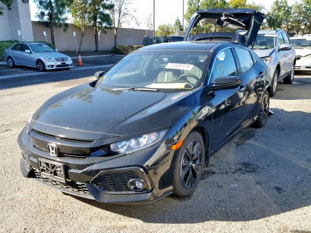 SHHFK7H73HU401388 - 2017 HONDA CIVIC EXL BLACK photo 2